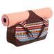 Сумка для фітнесу та йоги KINDFOLK Yoga bag SP-Sport FI-8366-1 помаранчевий-блакитний