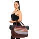 Сумка для фітнесу та йоги KINDFOLK Yoga bag SP-Sport FI-8366-1 помаранчевий-блакитний