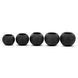 Гіря-дзвін чавунна пофарбована BALL BELL LiveUp LP8047-18LB вага 8кг чорний