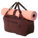 Сумка для фітнесу та йоги KINDFOLK Yoga bag SP-Sport FI-8366-1 помаранчевий-блакитний