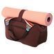 Сумка для фітнесу та йоги KINDFOLK Yoga bag SP-Sport FI-8366-1 помаранчевий-блакитний