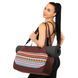 Сумка для фітнесу та йоги KINDFOLK Yoga bag SP-Sport FI-8366-1 помаранчевий-блакитний