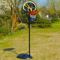 Стойка баскетбольная со щитом (мобильная) HIGH QUALITY SP-Sport BA-S016 (щит-HDPE р-р 80x56x14см, кольцо-сталь (16мм) d-38см, регул.высота 165-225см)
