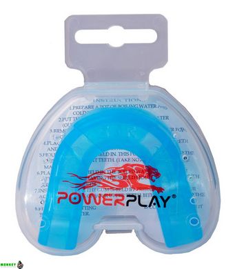 Капа боксерская PowerPlay 3307 SR синяя