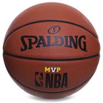 Мяч баскетбольный Composite Leather №7 SPALDING 76281Z NBA Mvp Brick All Surface (коричневый)