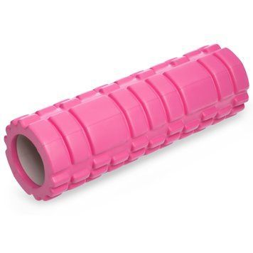 Роллер для йоги та пілатесу (мфр рол) SP-Sport Grid Combi Roller FI-0457 Рожевий 30см