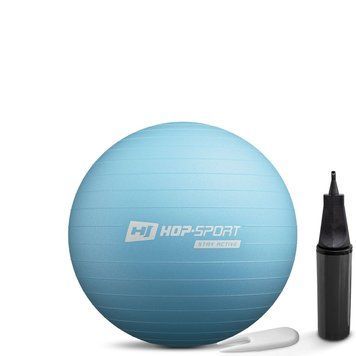 Фітбол Hop-Sport 45cm HS-R045YB блакитний + насос 2020