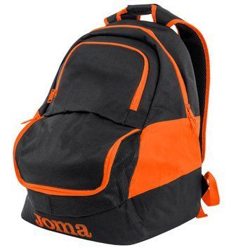 Рюкзак спортивный Joma DIAMOND II черно-оранжевый Уни 47х32х32см