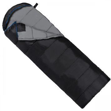 Спальный мешок (спальник) одеяло SportVida SV-CC0073 -3 ...+21&deg;C L Black/Grey