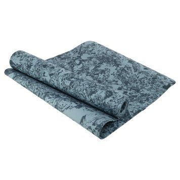 Килимок для фітнесу та йоги SP-Sport FI-3537 Синій-сірий 183x61x0,6см
