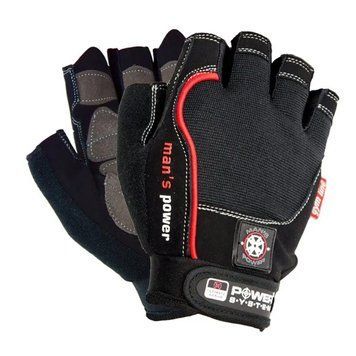 Перчатки для фитнеса и тяжелой атлетики Power System Man&rsquo;s Power PS-2580 Black XS