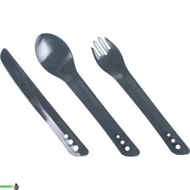 Lifeventure виделка, ложка, ніж Ellipse Cutlery graphite