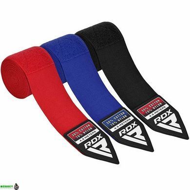 Бинти для боксу RDX RB Hand Wraps Combine 3 пари Red,Black,Blue (4.5м.)