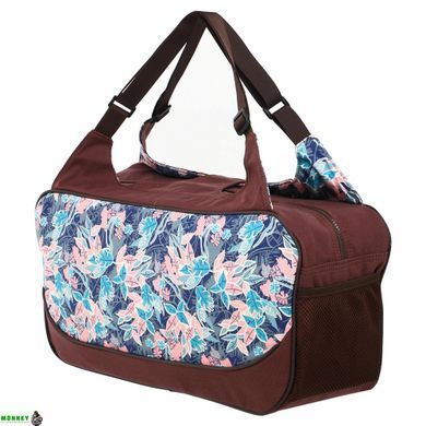Сумка для фітнесу та йоги KINDFOLK Yoga bag SP-Sport FI-8366-2 рожевий-блакитний