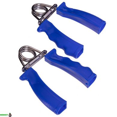 Еспандер кистьовий Ножиці пружинний 2шт Zelart FI-2303 синій