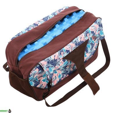 Сумка для фітнесу та йоги KINDFOLK Yoga bag SP-Sport FI-8366-2 рожевий-блакитний