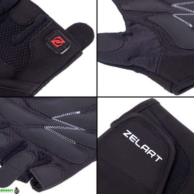 Перчатки спортивные Zelart SB-161564 S-XXL черный