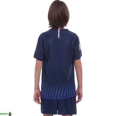 Форма футбольная детская с символикой футбольного клуба TOTTENHAM гостевая 2020 SP-Planeta CO-1065 6-14 лет синий