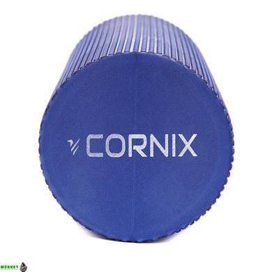 Массажный ролик Cornix EVA+ 45 x 15 см (валик, роллер) XR-0304 Navy Blue