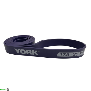 Резинка для фітнесу York 17,5-35 кг - 2080x29x4,5 мм, фіолетовий