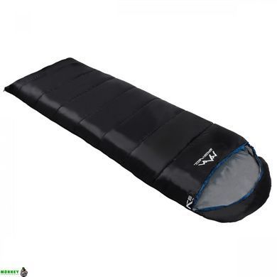 Спальный мешок (спальник) одеяло SportVida SV-CC0073 -3 ...+21&deg;C L Black/Grey
