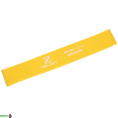 Резинка для фітнесу LOOP BANDS Zelart FI-2596-M жовтий