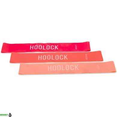 Резинки для фітнесу набір LOOP BANDS HOOLOCK SP-Sport FI-2863 3шт кольори в асортименті
