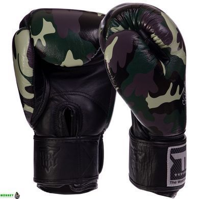 Перчатки боксерские кожаные TOP KING EmPower Camouflage TKBGEM-03 Камуфляж зеленый 16 унции