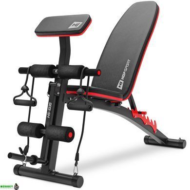 Набор Hop-Sport Strong 67 кг со скамьей HS-1035