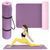 Килимок (мат) спортивний 4FIZJO TPE 180 x 60 x 1 см для йоги та фітнесу Violet/Pink (P-5907739316967)