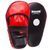 Лапа Пряма подовжена для боксу та єдиноборств BOXER 2007-01 Чорний-червоний 40х21х4, 5см 2шт