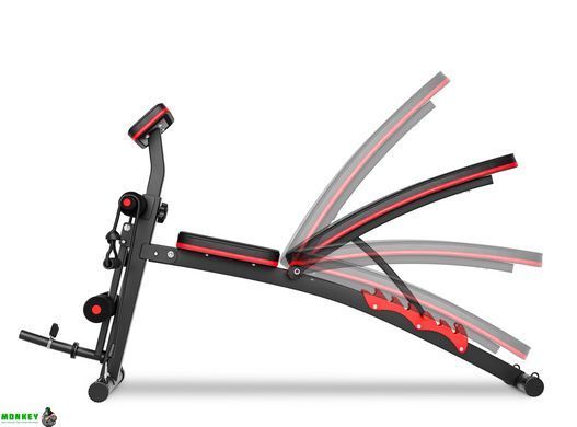 Набор Hop-Sport Strong 67 кг со скамьей HS-1035