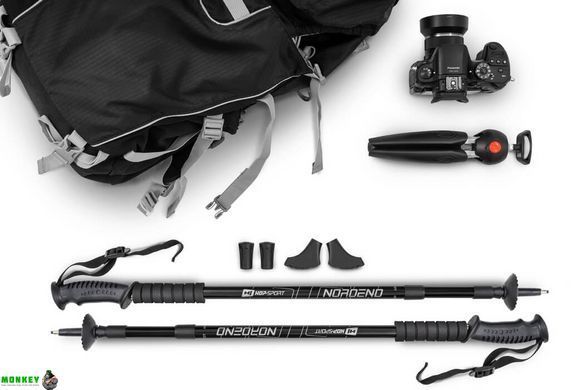 Трекинговые палки Hop-Sport Nordend черные