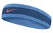 Повязка на голову Nike SWOOSH HEADBAND темно-синий синий Уни OSFM