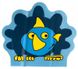 Шапка для плавання Aqua Speed ​​ZOO LATEX DINO 5710 синій динозавр Діт OSFM