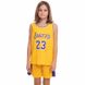 Форма баскетбольная подростковая NB-Sport NBA LAKERS 23 BA-0563 M-2XL цвета в ассортименте