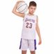 Форма баскетбольна підліткова NB-Sport NBA LAKERS 23 BA-0563 M-2XL кольори в асортименті