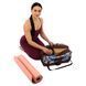 Сумка для фітнесу та йоги KINDFOLK Yoga bag SP-Sport FI-8366-2 рожевий-блакитний