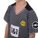 Форма футбольна дитяча з символікою футбольного клубу BORUSSIA DORTMUND гостьова 2022 SP-Planeta CO-3750 6-14 років сірий-чорний