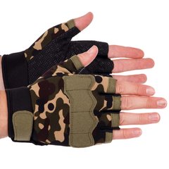Перчатки тактические с открытыми пальцами SP-Sport BC-8789 размер L цвета в ассортименте