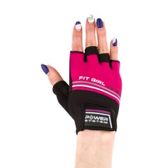 Рукавички для фітнесу і важкої атлетики Power System Fit Girl Evo PS-2920 M Pink