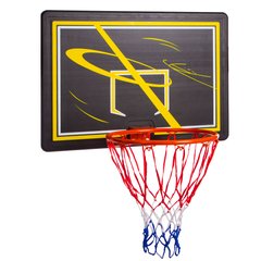 Щит баскетбольный с кольцом и сеткой SP-Sport S009F (щит-HDPE,р-р 80x58см, кольцо (16мм) d-38см, сетка NY)