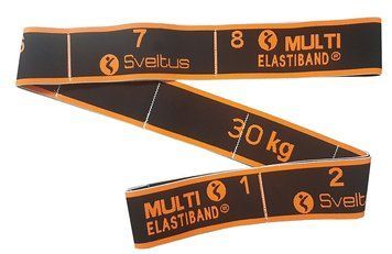 Еспандер для фітнесу універсальний Sveltus Multi Elastiband 30 кг Чорний (SLTS-0123)