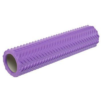 Роллер массажный цилиндр (ролик мфр) 45см Grid Line Roller SP-Sport FI-9387 Фиолетовый