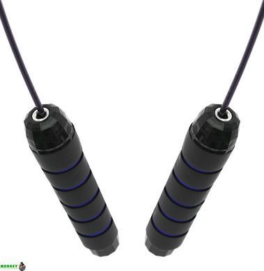 Скакалка швидкісна для кросфіту Cornix Speed Rope Classic XR-0147 Black/Blue