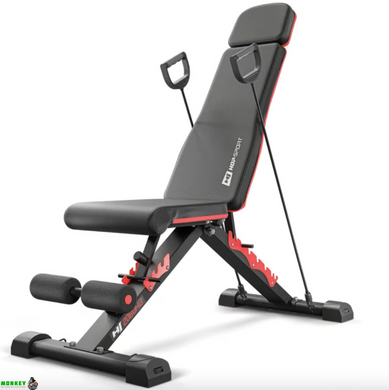 Набор Elitum Titan гантели 2х31кг с скамьей Hop-Sport HS-2080 HB