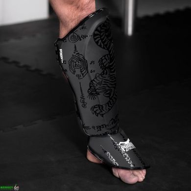 Защита голени и стопы Phantom Muay Thai Black L/XL