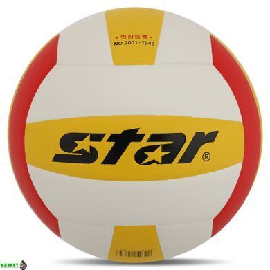 Мяч волейбольный STAR DIRECT VB4055-34 №5 PU