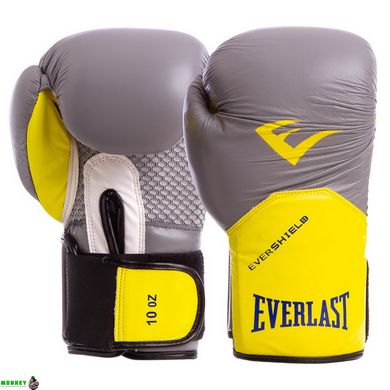 Боксерські рукавиці шкіряні ELS PRO STYLE ELITE BO-5228 10-12 унцій кольори в асортименті