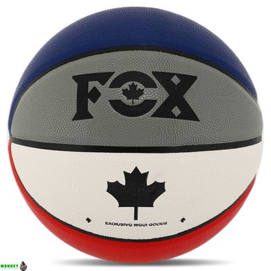 М'яч баскетбольний PU FOX BA-8975 №7 різнокольоровий